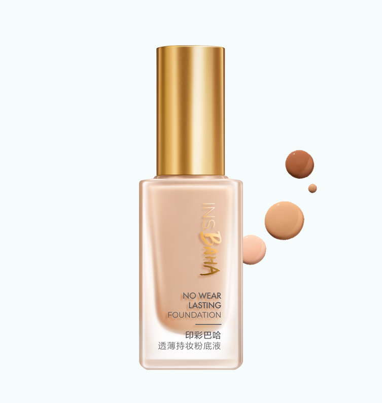 壹号平台印彩巴哈透薄持妆粉底液-柔雾型/柔润型